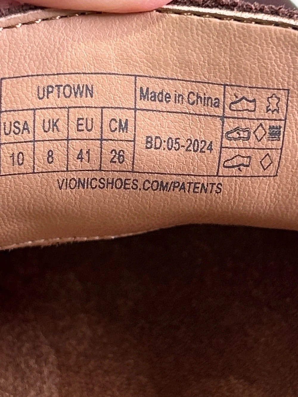 Vionic Uptown Penny Loafers Womens 10M Brown Leather Arch Support Comfort Shoes